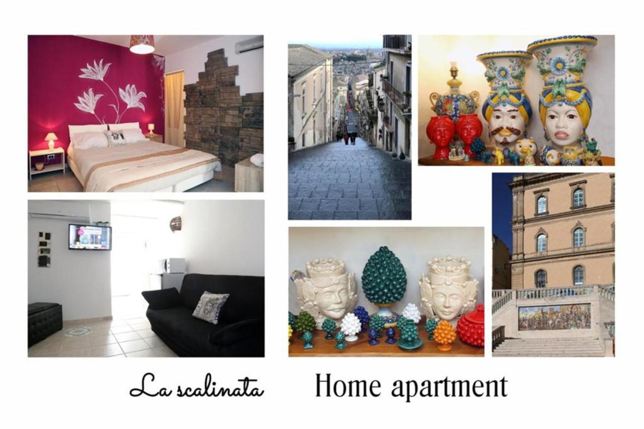 La Scalinata Home Apartment Caltagirone Luaran gambar